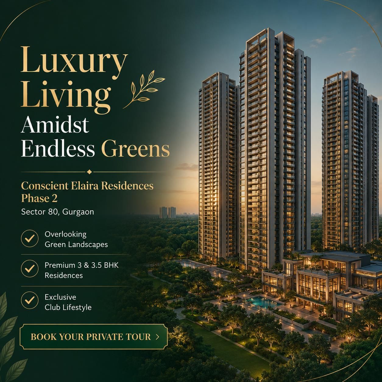 Conscient Elaira Residences campaign creative